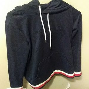 Kids navy blue tommy hilfiger hoodie